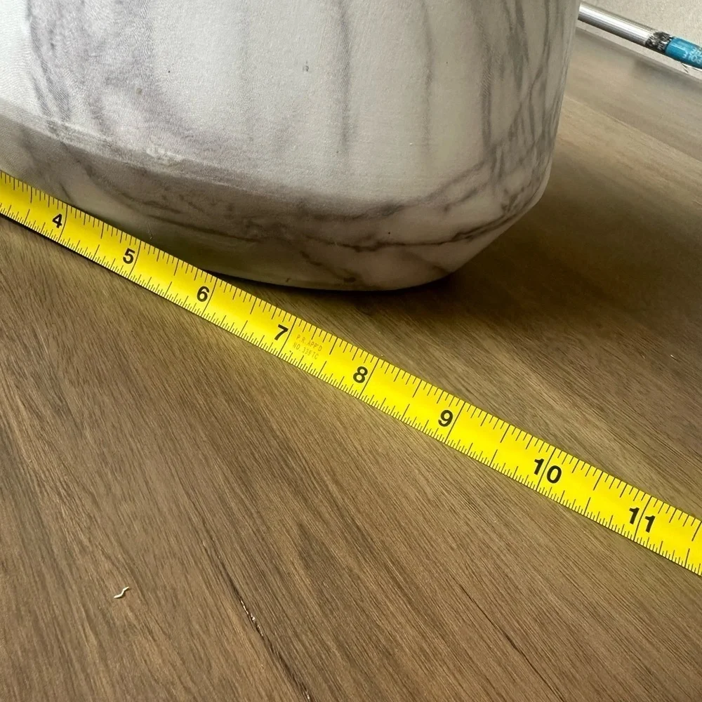 Marble jar/container with lid NEW